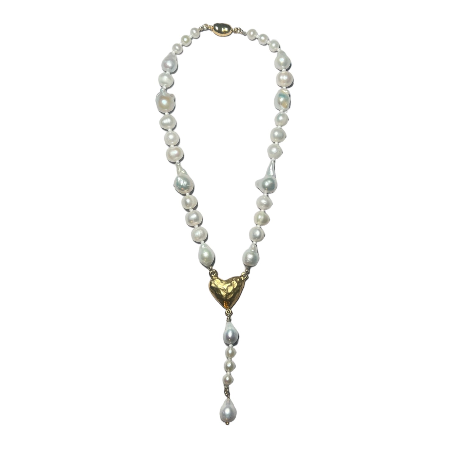 HEARTTHROB BAROQUE PEARL NECKLACE